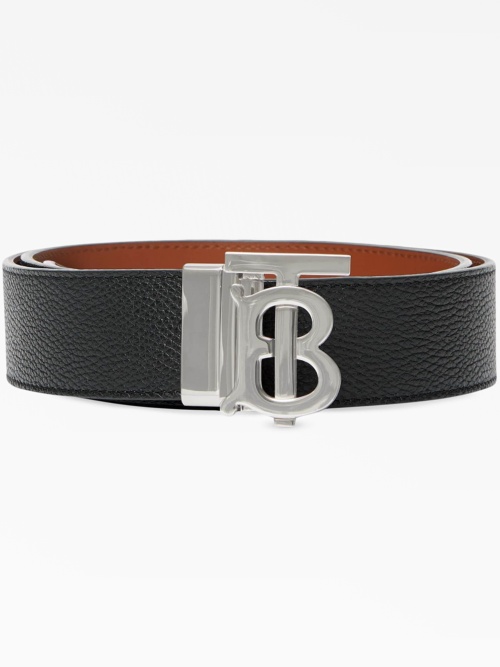 Monogram detail buckled belt