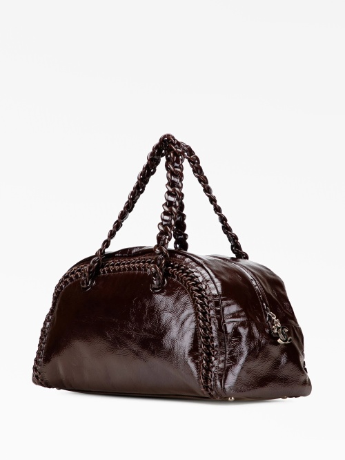 CHANEL - Cerisier2001 Лакированная сумка-боулер люкс линии CHANEL Pre-Owned — купить в