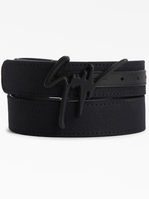 パンツ theredthread S logo belt tops Logo-buckle cotton belt Giuseppe Zanotti — купить на