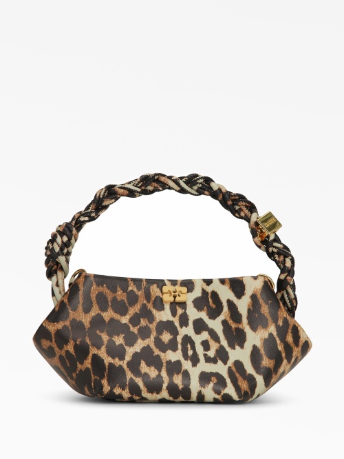 mini Bou leopard-print tote bag