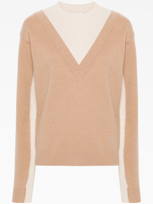 Two-tone layered jumper