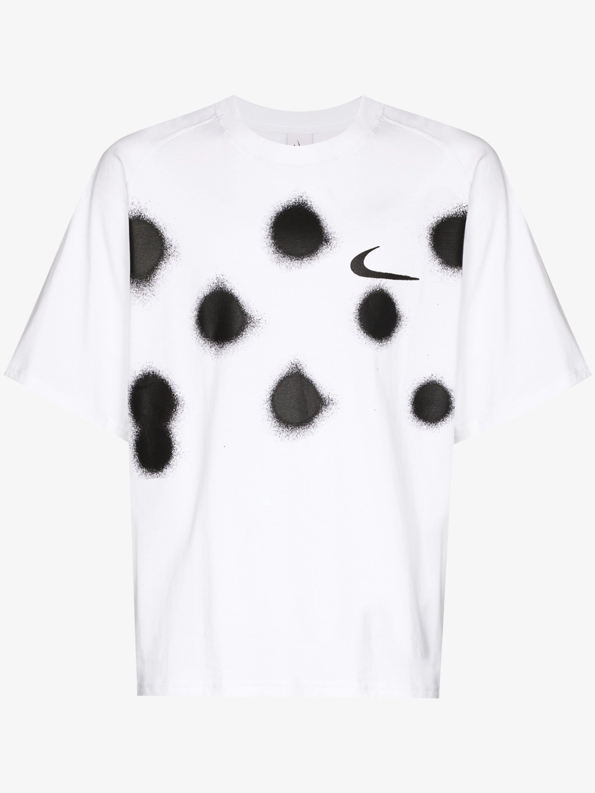Белая футболка с принтом граффити Off-White Nike X Off-White