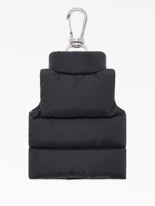 Брелок в виде стеганого жилета Moncler