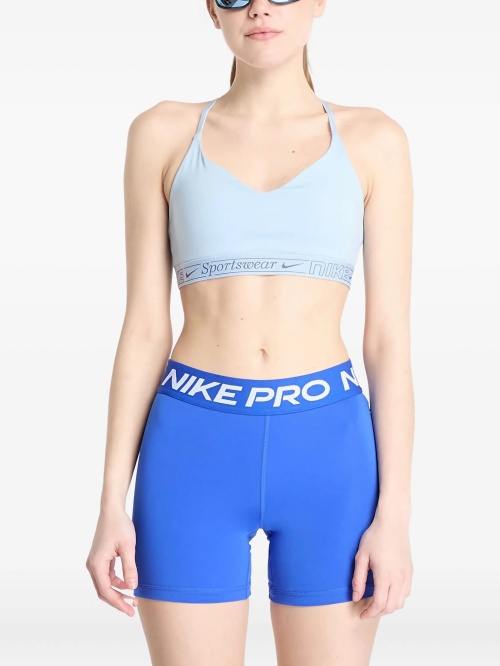 nike pro light blue