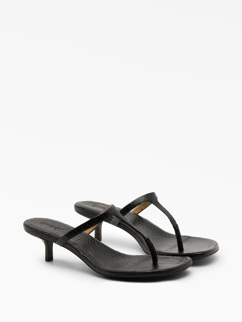 Leather mules 