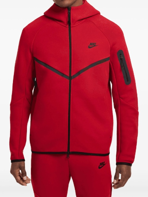 nike windrunner red and black