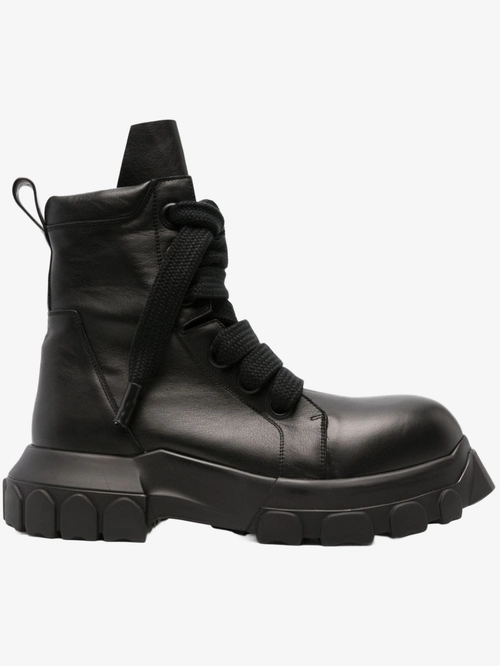 Bozo tractor leather boots Rick Owens — купить в интернет-магазине