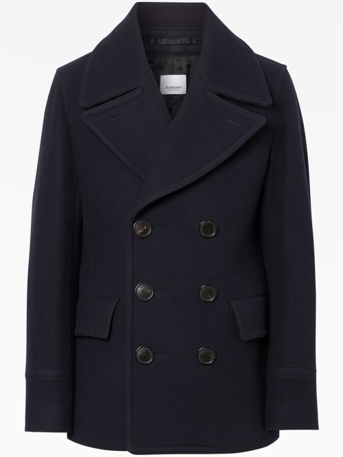 Wool Blend Pea Coat Burberry Dropp Market. 250 Leam Farfetch Tessabit MyTheresa