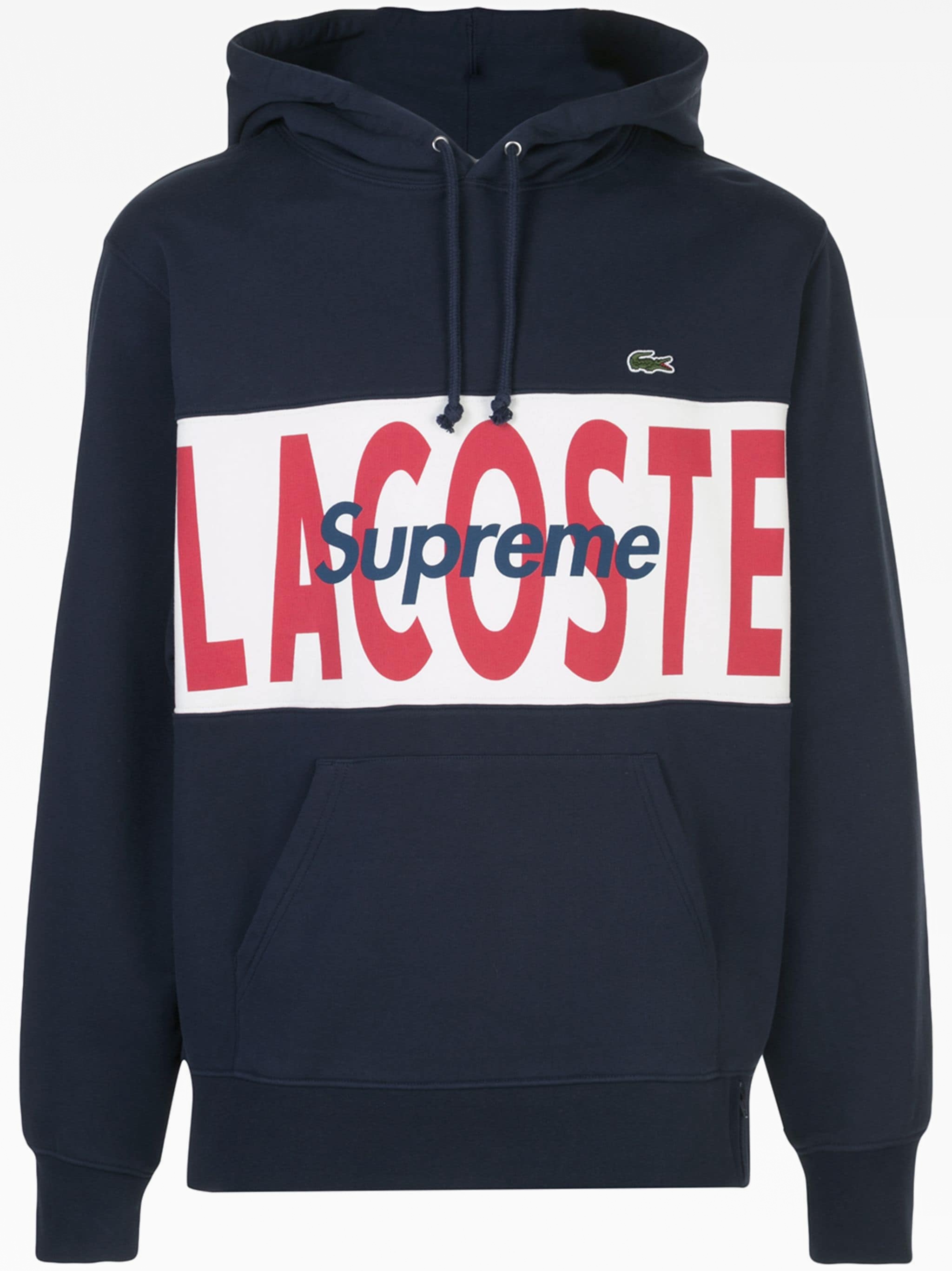 Supreme Lacoste Logo Panel Hooded 【公式通販】
