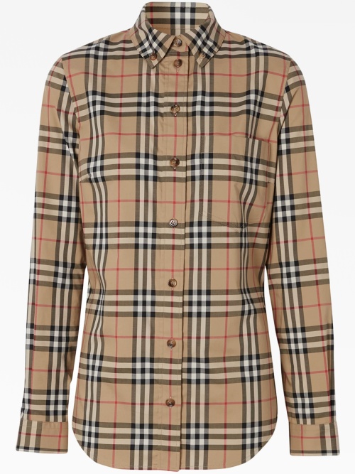 Vintage Check button-down shirt