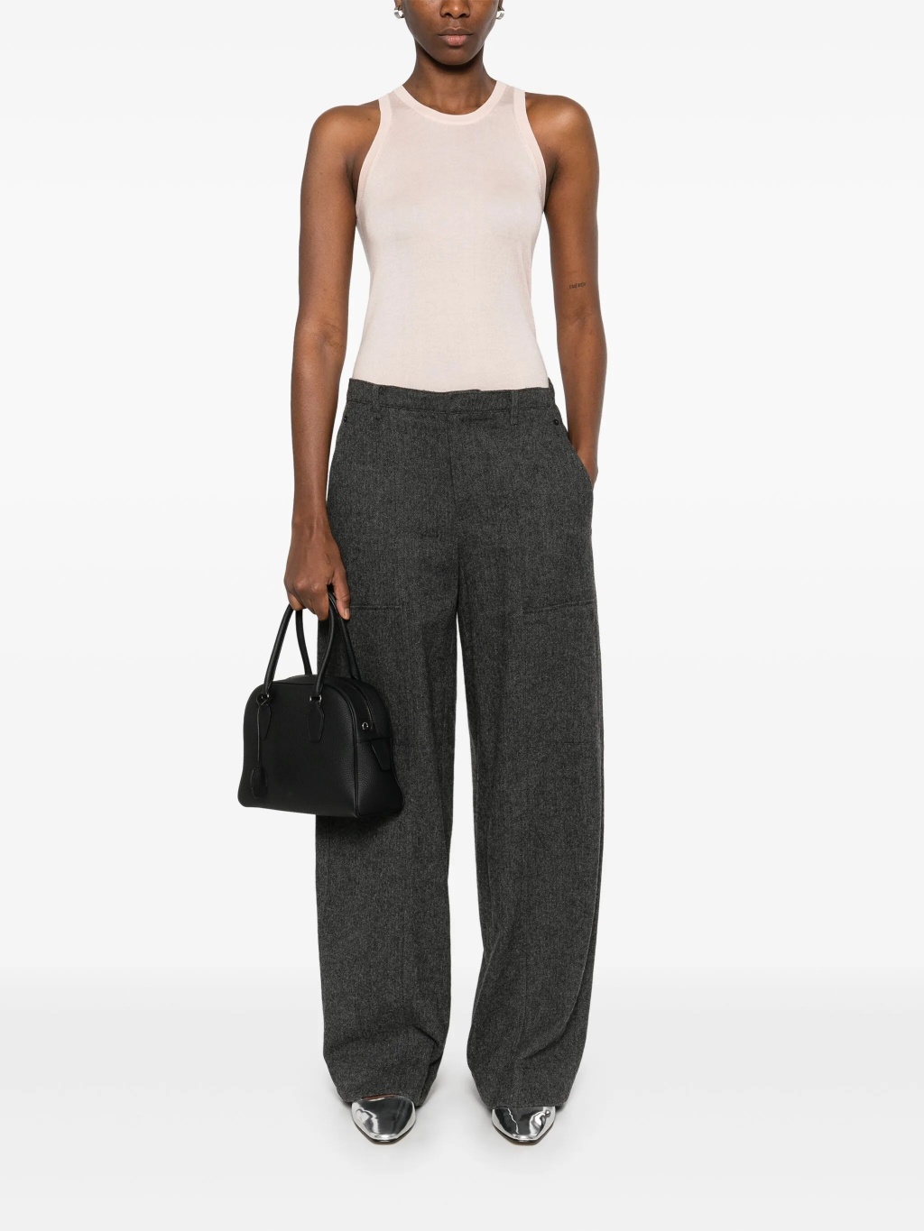 Herringbone trousers