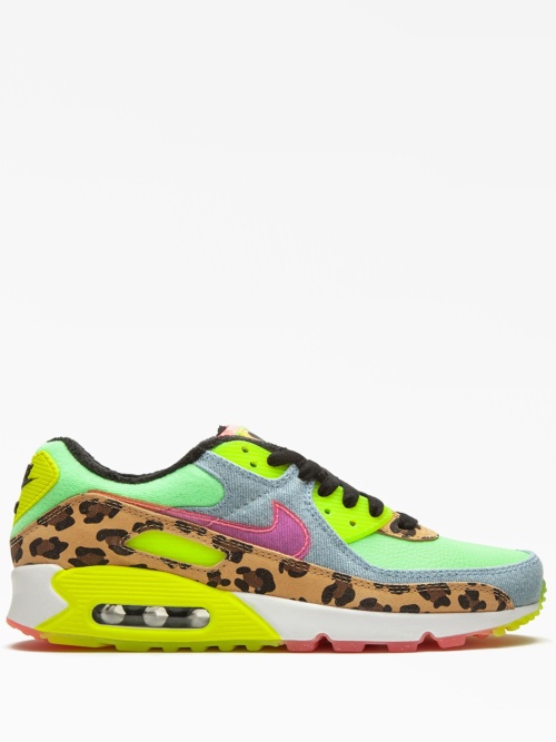 Air Max 90 LX Denim Leopard Print Nike Dropp Market. 250 Leam Farfetch Tessabit MyTheresa