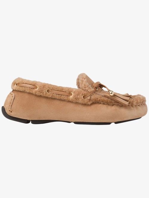 Лоферы Manon velvet suede shearling