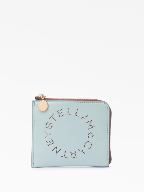 Logo zip-around cardholder