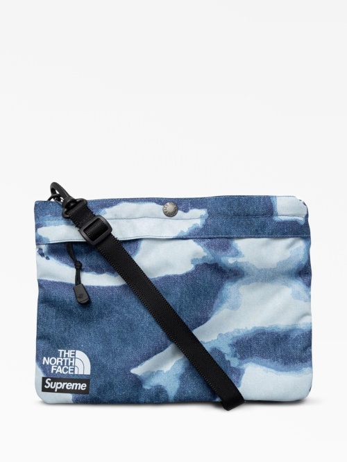 x The North Face bleached denim print shoulder bag Supreme Dropp Market. 250 Leam Farfetch Tessabit MyTheresa