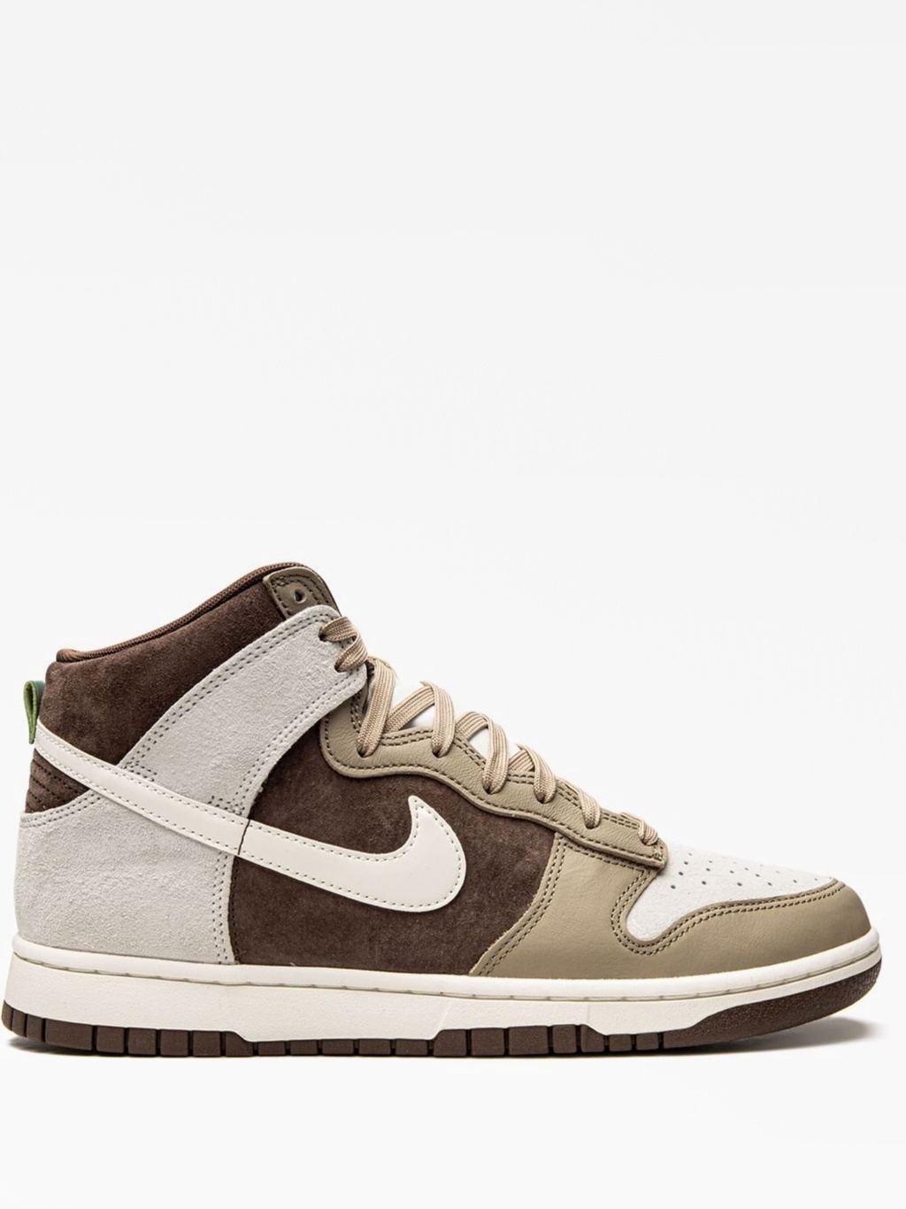 nike dunk high sail light chocolate