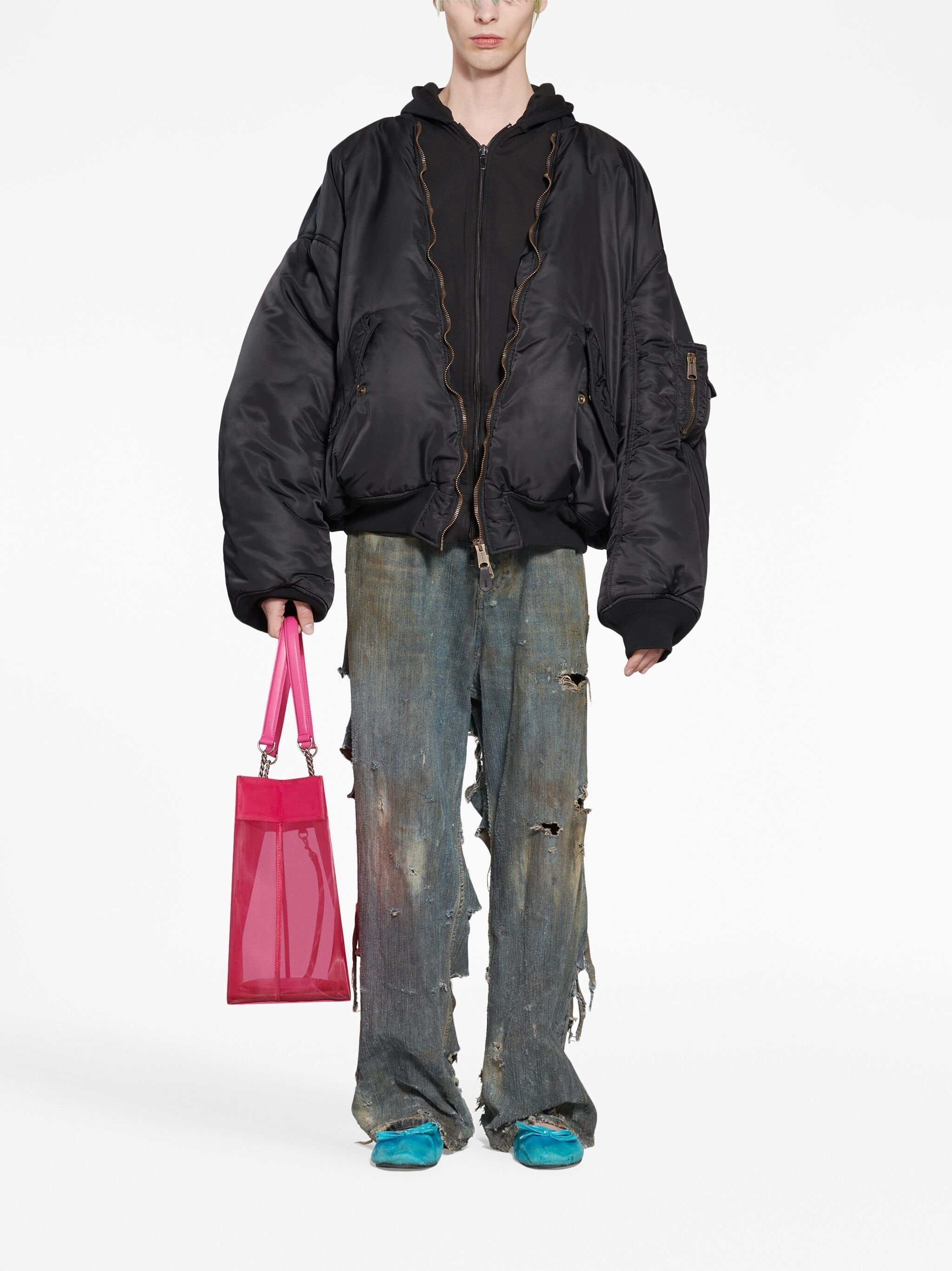 s*1様 BALENCIAGA All in Paris Bomber Jack Бомбер Paris All In от BALENCIAGA Balenciaga — купить в интернет