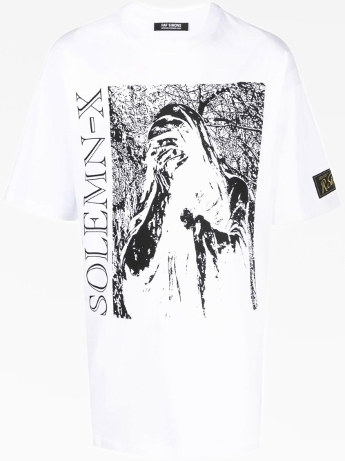 Solemn x oversized graphic-print t-shirt Raf Simons — купить на
