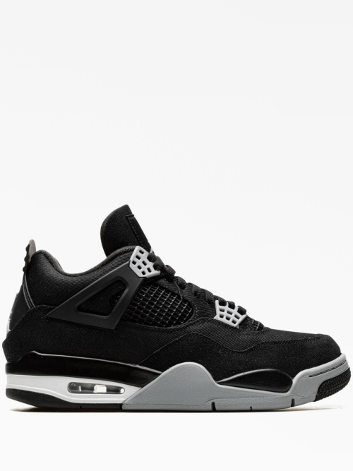 Кроссовки air jordan 4 "black canvas"