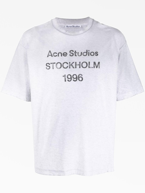 Футболка с принтом логотипа Stockholm 1996 Acne Studios — купить в