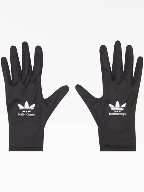 X adidas embroidered-logo gloves Balenciaga — купить на