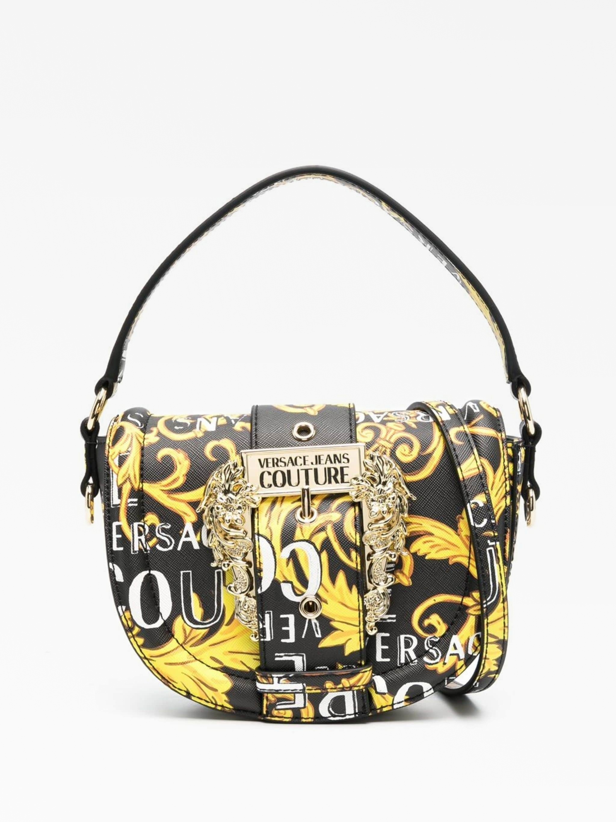 人気商品、廃盤、新品未使用、タグ付き、Versace jeans couture Сумка-тоут с барочной пряжкой Versace Jeans Couture — купить в