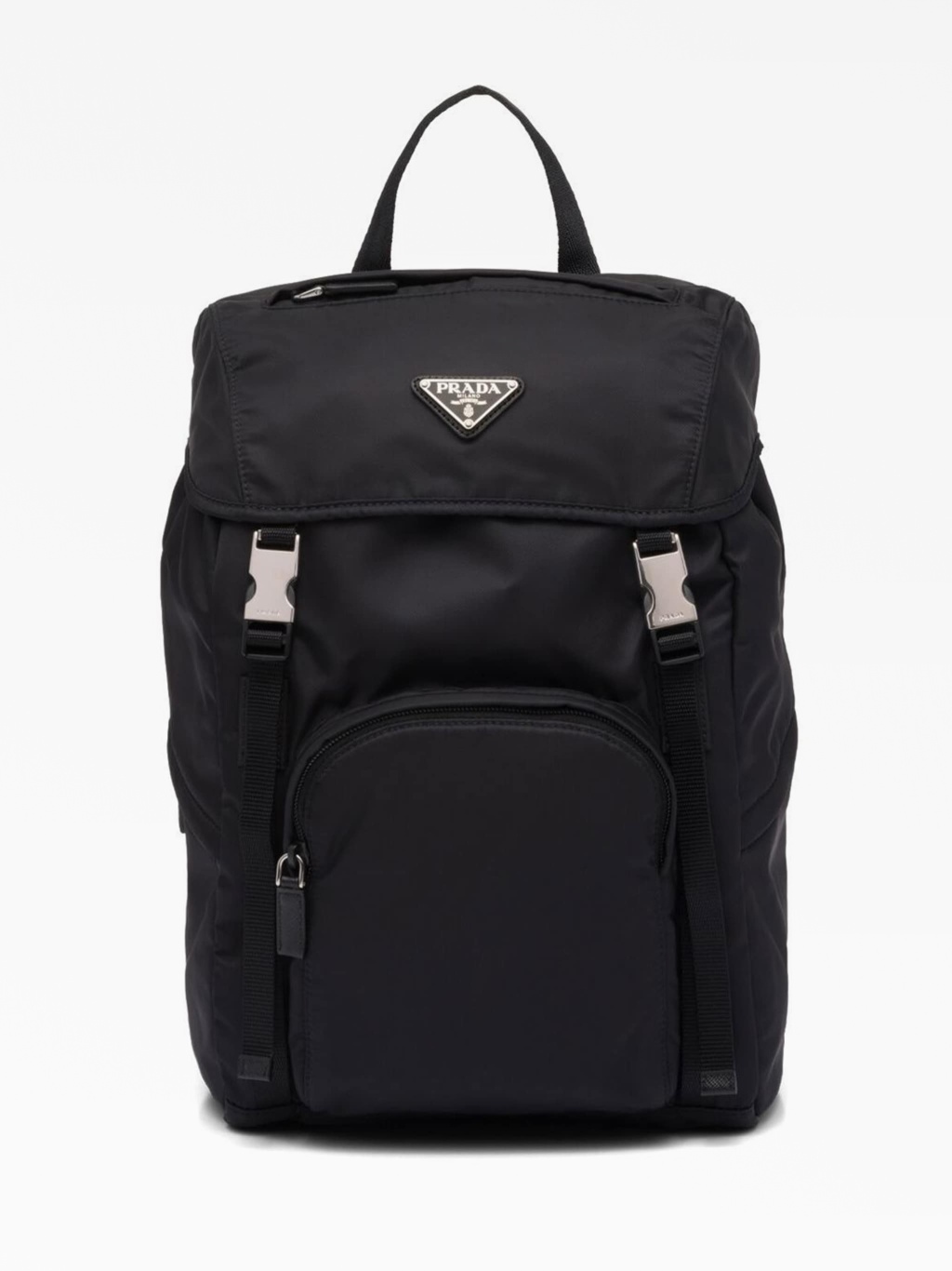 PRADA TESSUTO RE-NYLO NERO バックパック Рюкзак из Re-Nylon Prada — купить в интернет-магазине «Dropp