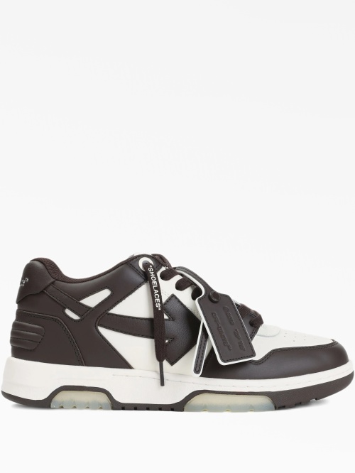 Off-White սլաքի նշանով կաշվե ցածր կոշիկներ