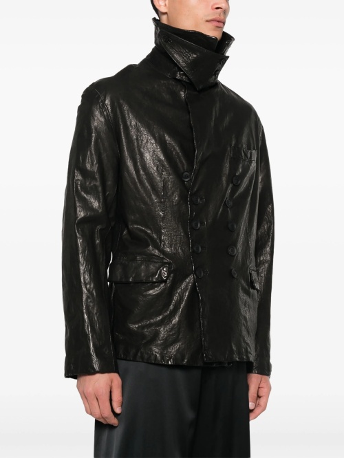 ☆koji yamamoto☆ Кожаная куртка Yohji Yamamoto — купить в интернет-магазине «Dropp