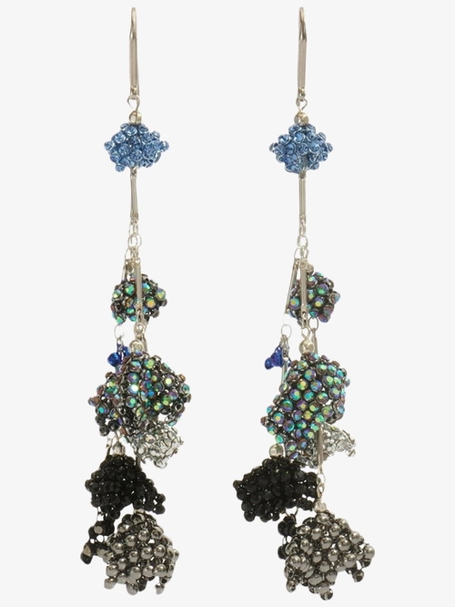 Catalina Crystal Chainmail Link ականջօղեր