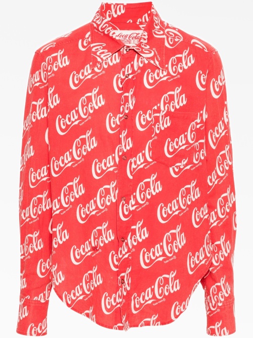 Футболка с принтом coca-cola