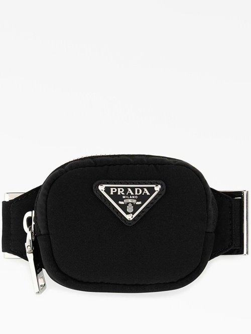 Поясная сумка Prada с треугольным логотипом