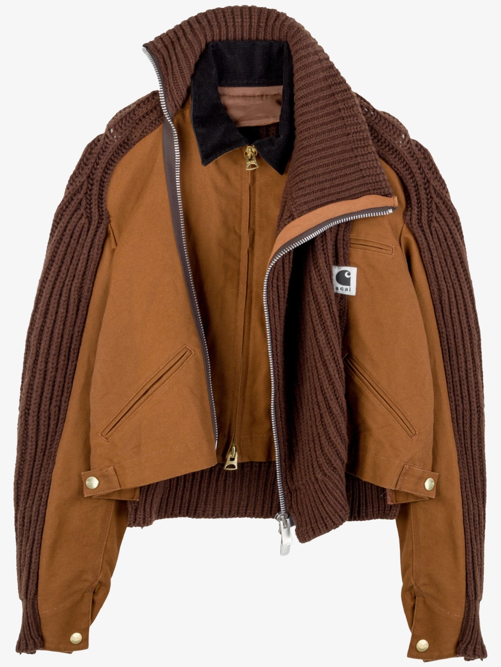 Carhartt WIP Duck x Wool Knit Blouson sacai — купить в интернет