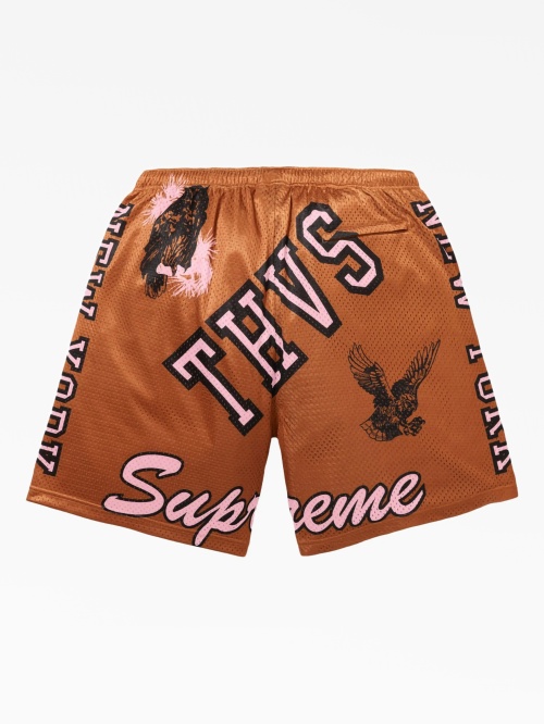 Фиолетовые сетчатые спортивные шорты Supreme Supreme — купить в