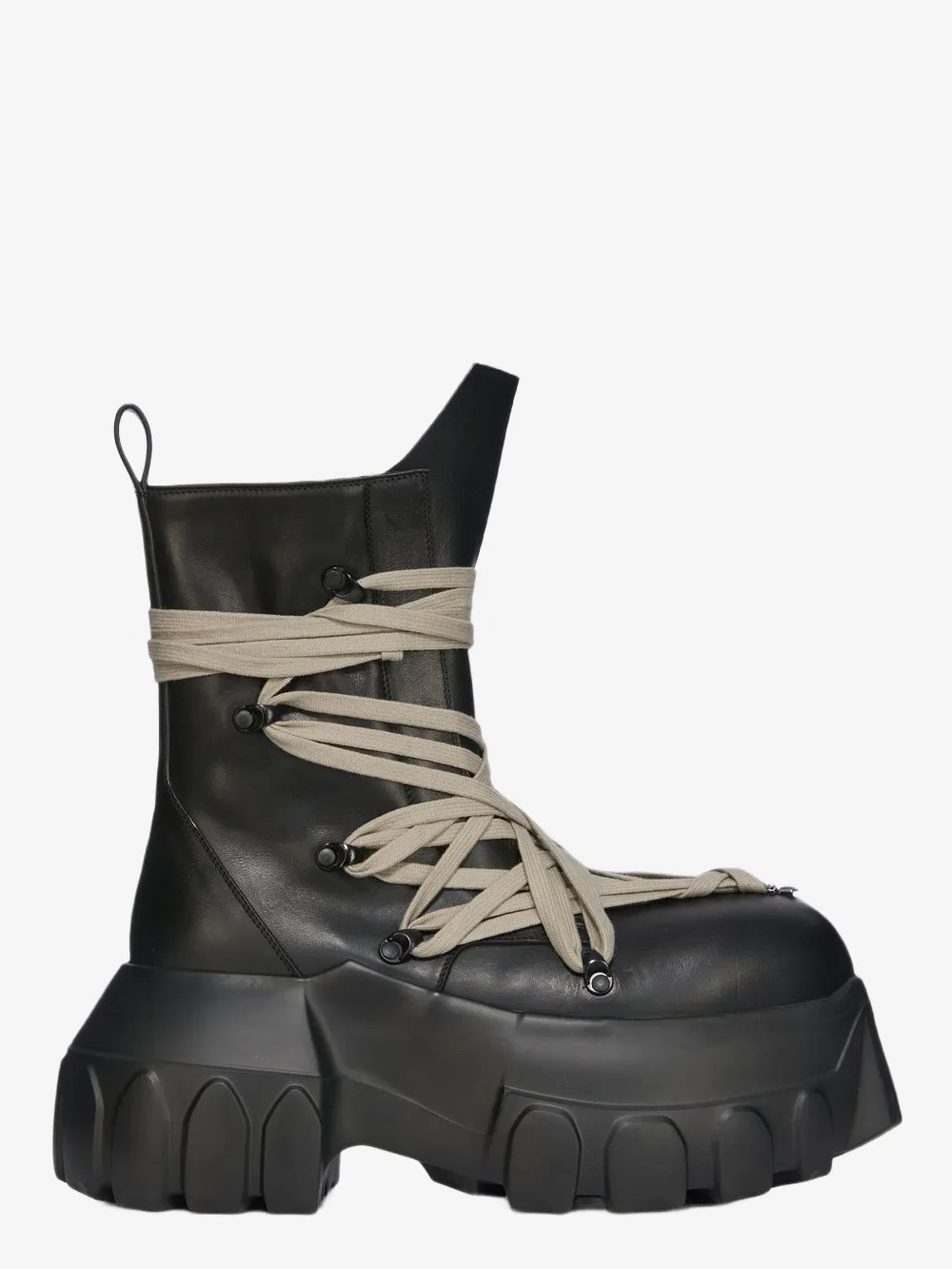Rick Owens ロングブーツ　Army Mega Tractor Megalace mega tractor boots Rick Owens — купить на платформе Dropp