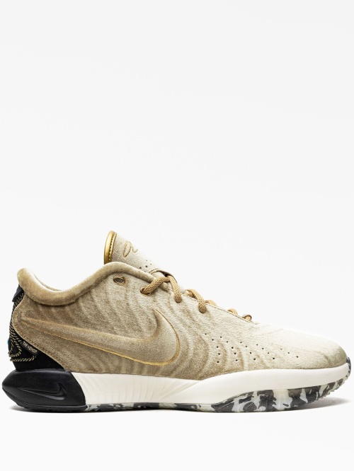 X The Shop LeBron 21 "Metallic Gold" sneakers