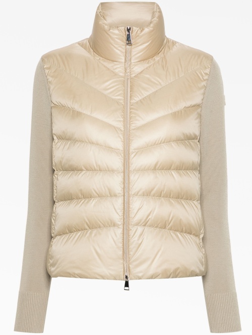 Knitted-sleeve puffer jacket Moncler — купить на платформе Dropp