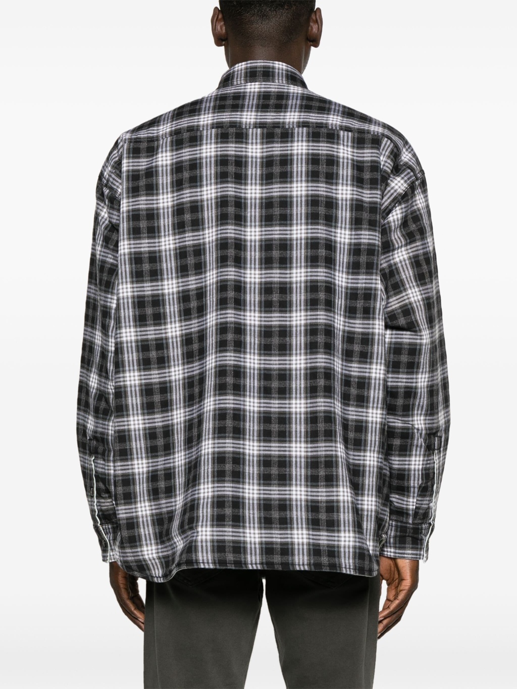 S-dewny-double-check-a shirt jacket Diesel — купить на платформе