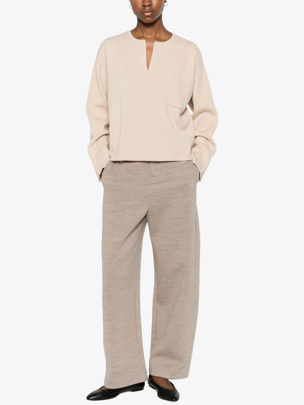 Тонкий шерстяной джемпер