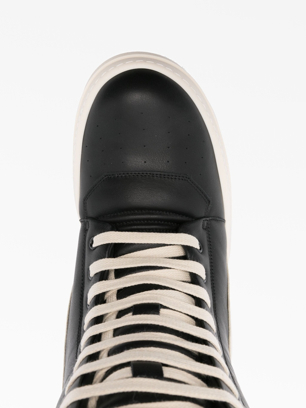 Mega geobasket leather sneakers Rick Owens — купить на платформе