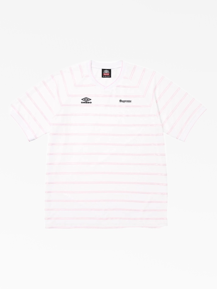 Supreme x Umbro полосатая футбольная футболка Supreme — купить в