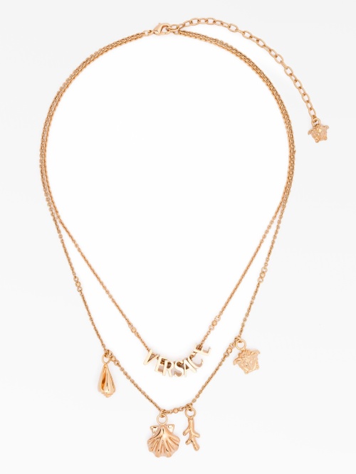 Многослойное колье с логотипом Versace