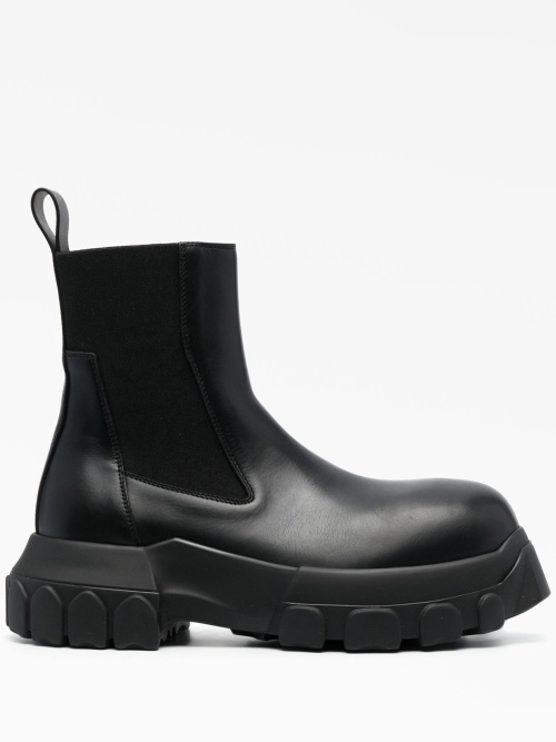 rick owens Bozo Tractor レザーダービーブーツ Beatle bozo tractor chelsea boots Rick Owens — купить на платформе