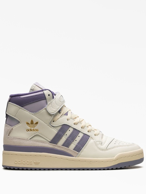 Кроссовки forum 84 high "off white/silver violet"