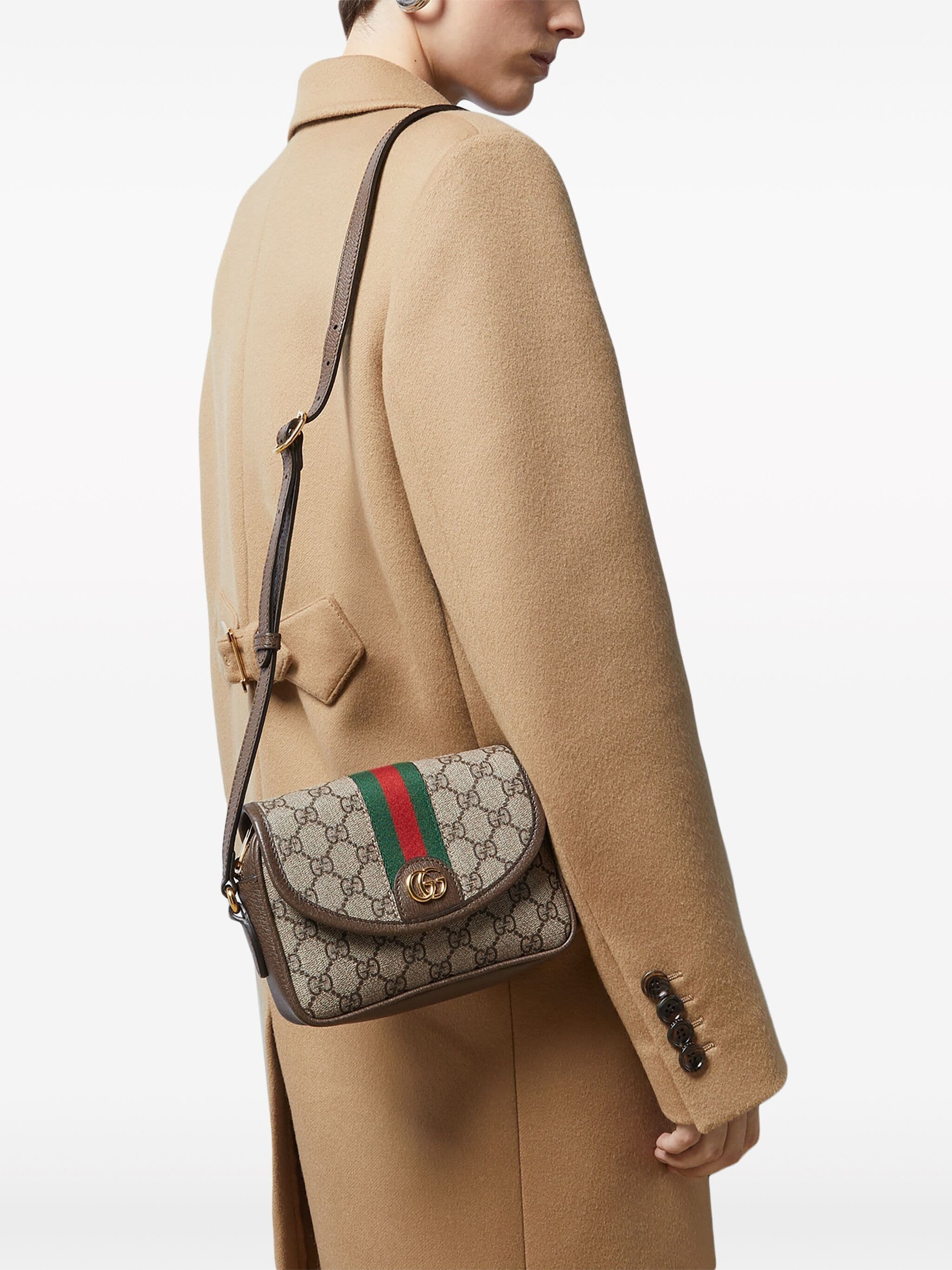 Мини сумка на плечо Ophidia GG Gucci — купить в интернет-магазине