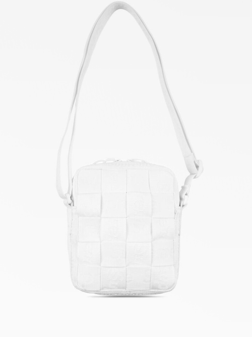Woven messenger bag