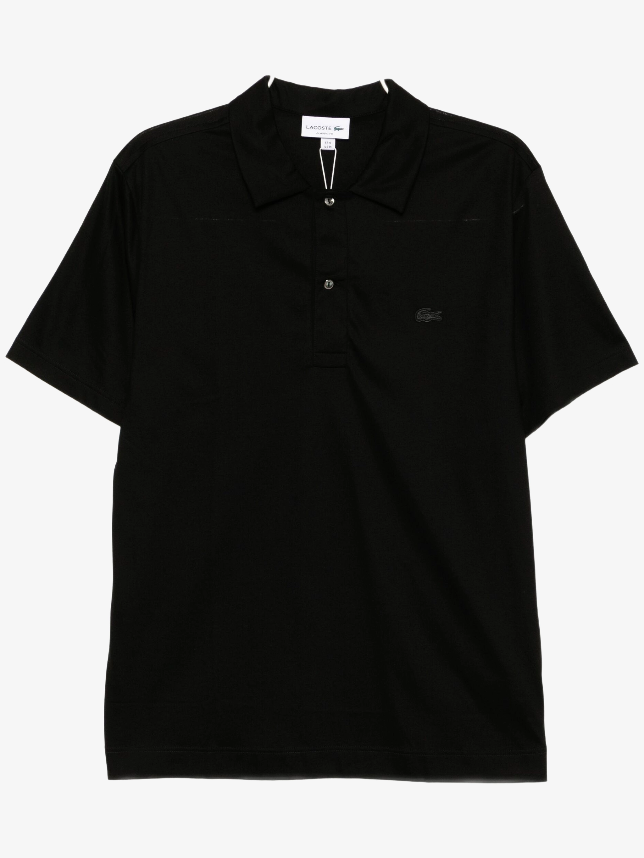 トップス KDG POLO LS SHIRT BLACK Поло с вышитым логотипом Lacoste — купить в интернет-магазине