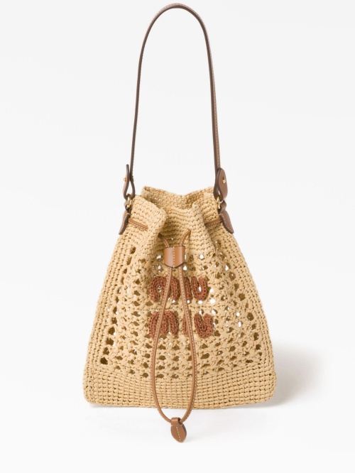 плетеная сумка-тоут