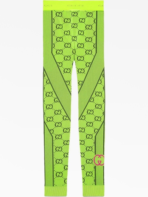 Леггинсы из джерси с жаккардовым узором gg
