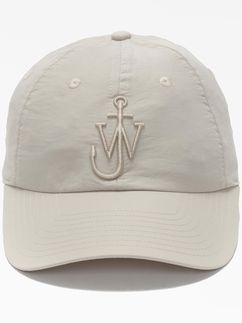 logo-embroidered tonal-stitching cap